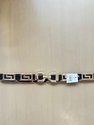 Elastic belt new with black-gold buckle adjustable