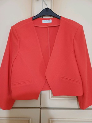 BSB Women's Bolero Coral Medium Size 44 New