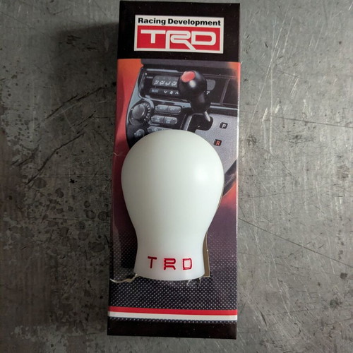 TRD white gear shift knob new for manual Toyota
