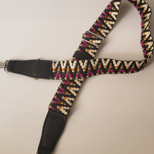 Desigual leather bag strap new, adjustable size, multicolor
