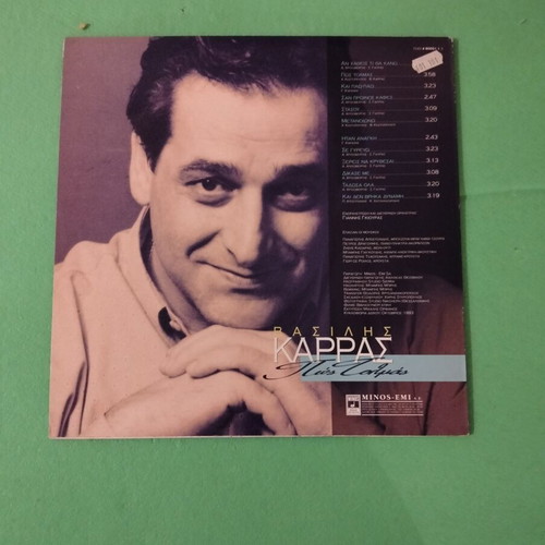 Vasilis Karras Pos Tolmas vinyl record new
