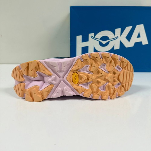 Hoka Anacapa Breeze Low new blue and pink sports shoes