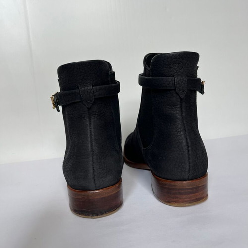 Louis Vuitton leather ankle boots used, size 38.5, black