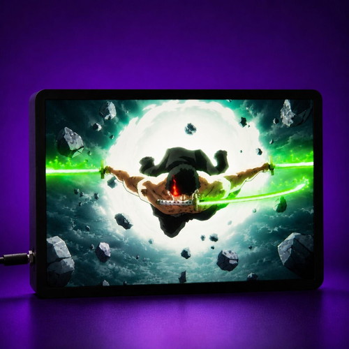 One Piece Zoro King of Hell Lightbox new anime decoration lamp