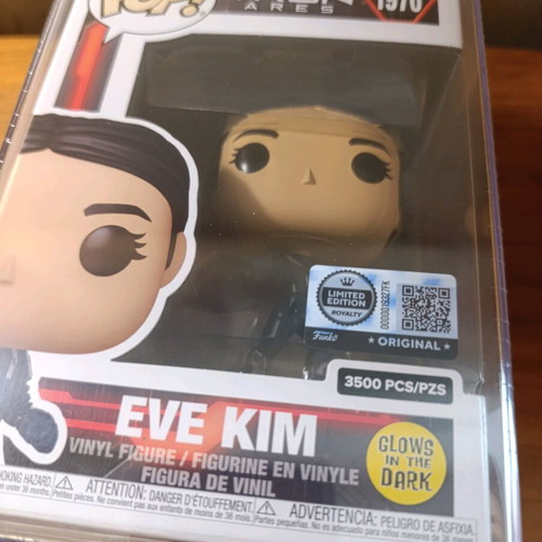 Funko Pop! Eve Kim from Tron Ares limited edition new glow in the dark