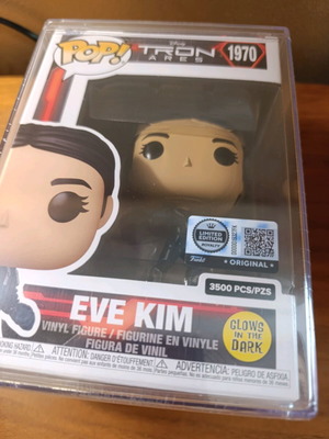 Funko Pop! Eve Kim from Tron Ares limited edition new glow in the dark