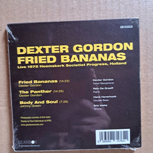 Dexter Gordon Fried Bananas CD new, sealed