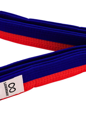 Legendary red/blue martial arts belt new