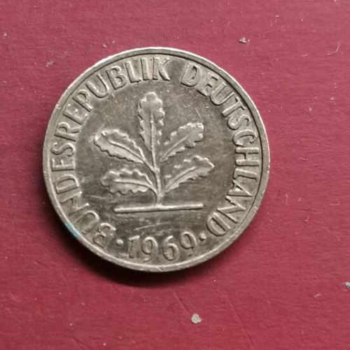 Germany 1 Pfennig Coin 1969 like new