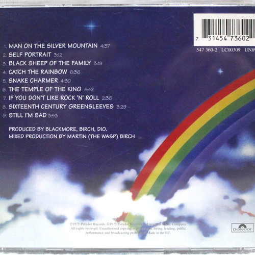 Rainbow CD remastered album by Ritchie Blackmore's Rainbow like new
