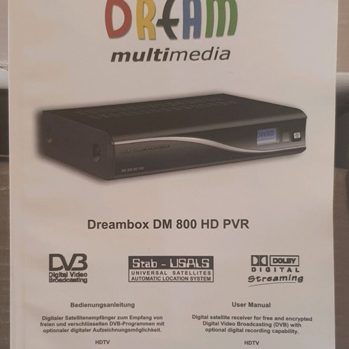 Dreambox DM 800 HD PVR μεταχειρισμένο, μόνο για ανταλλακτικά