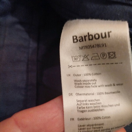 Barbour men's shorts blue size M like new