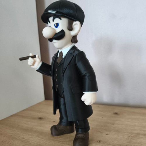 Luigi ala Peaky Blinders collectible 3D printed figure new