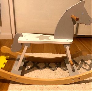 Ξύλινη κούνια-άλογο Goki