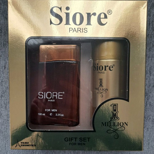 Siore Paris gift set men's cologne and body spray new