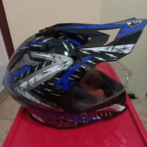 On Off and Enduro Motorcycle Helmet like new, size L