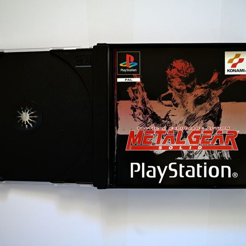 Metal Gear Solid PlayStation (PS1) German Edition like new, complete set