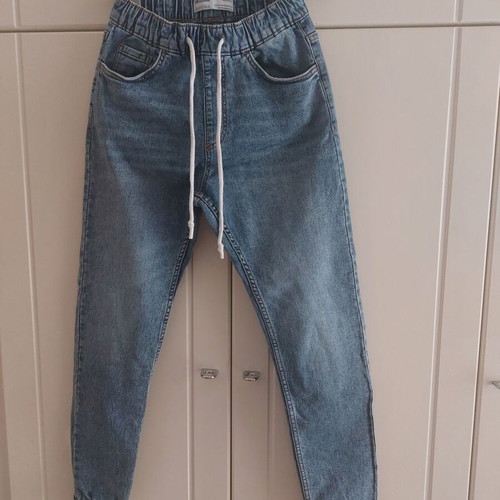 Bershka Jeans Jogger Size XS Like New Blue