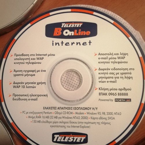 Telestet B-Free Surf-Pack promotional CD like new