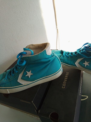 Παπούτσια Converse sneakers μεταχειρισμένα, τιρκουάζ, μέγεθος 40