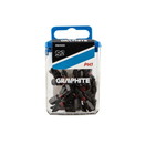 Graphite PH1x25mm drill bits set of 20 new