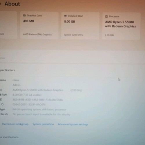 HP Laptop 256GB SSD 8GB RAM 15.6" FHD Windows 11 like new