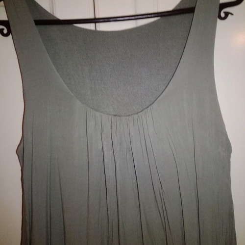 Only dress, green, cotton, size L/XL