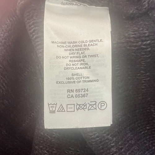 Columbia sweater half zip dark grey medium 100% cotton like new
