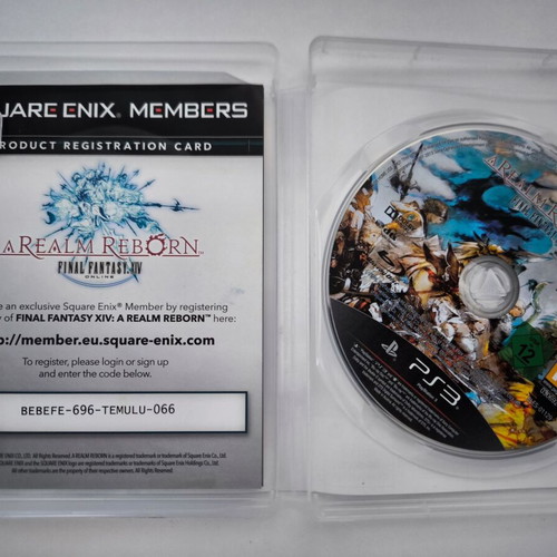 Final Fantasy XIV A Realm Reborn Collector's Edition PS3 game like new