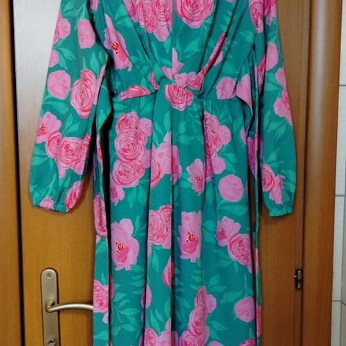 Chaton dress like new, colorful, size M