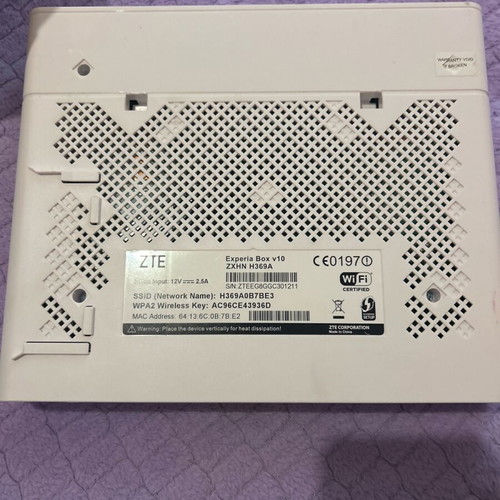 Router used without cable