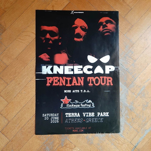 Kneecap Original Concert Posters TerraVibe Rockwave 2026 Set of 2
