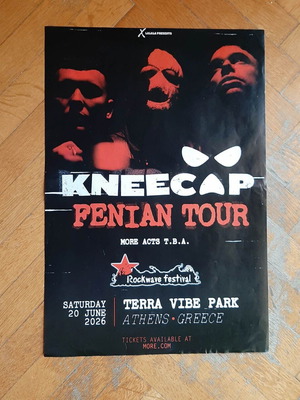 Kneecap Original Concert Posters TerraVibe Rockwave 2026 Set of 2