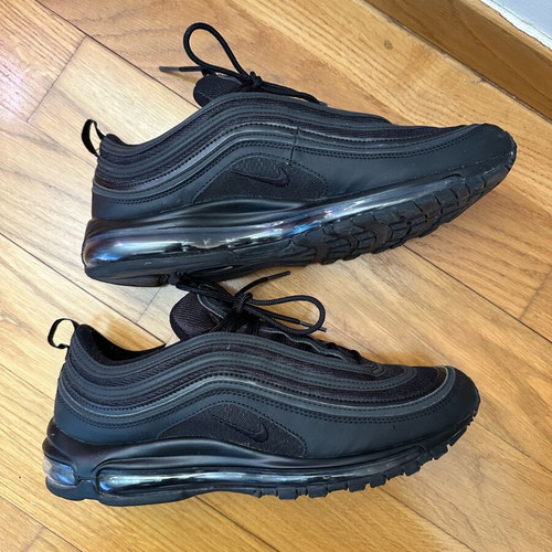 Nike Air Max 97 Triple Black sneakers size US 12.5 EU 47 like new