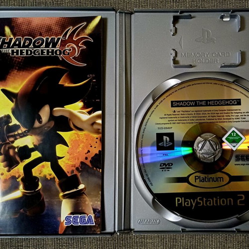 Shadow of the Hedgehog PlayStation 2 game like new