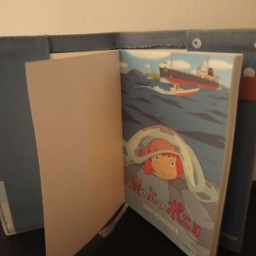Ponyo notebook Ghibli Studio official merchandise like new