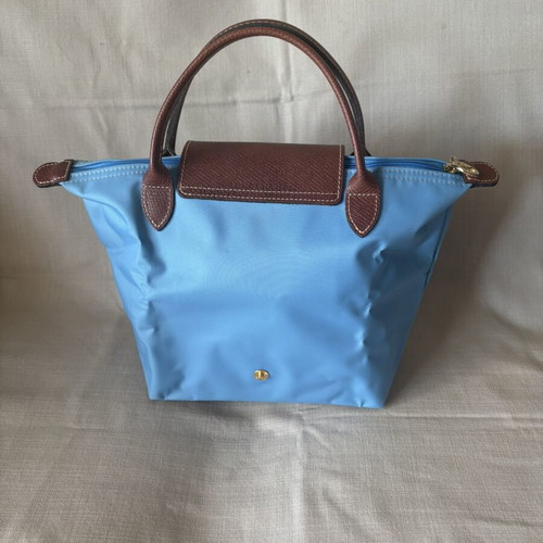 Longchamp blue medium handbag new without tags