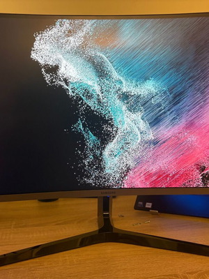 Samsung C27JG50 27" QHD κυρτή gaming οθόνη μεταχειρισμένη, 144Hz, 4ms
