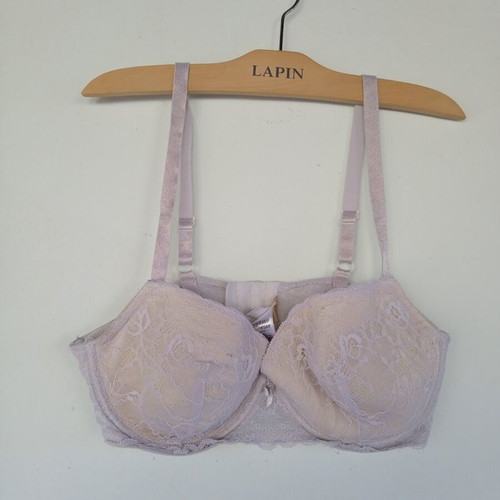 Women's bra like new, beige white lace, size 80C