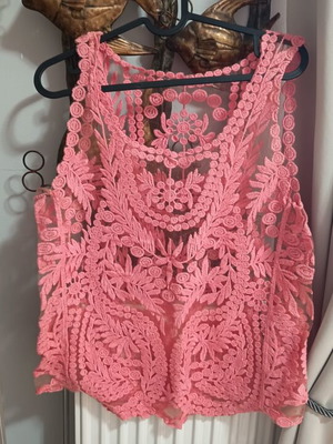 Transparent blouse new, size M