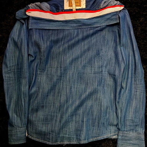 Missone men's blue shirt size Large like new