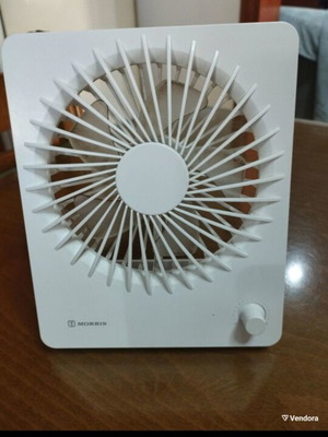 Morris MDF16238 Mini USB Fan rechargeable 2000mAh like new