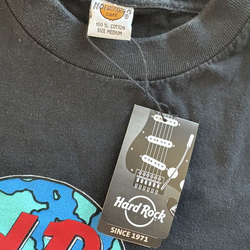 Hard Rock Cafe London T-shirt new, size M, black and blue