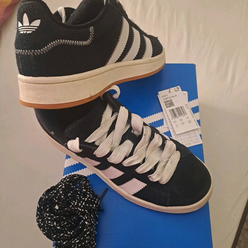 Adidas Campus 00s W like new, black/white, size 40