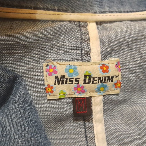 Miss Denim denim jacket like new, medium, blue