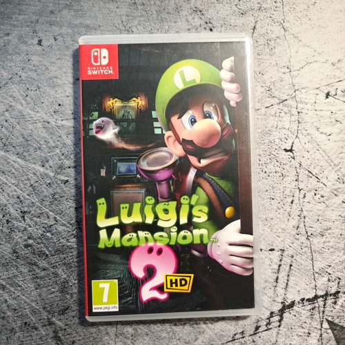 Luigi's Mansion 2 HD Switch game case used, without game