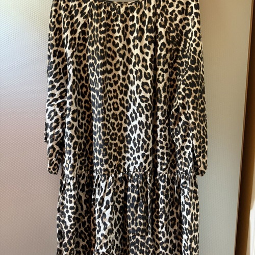 H&M leopard midi dress new, black brown beige