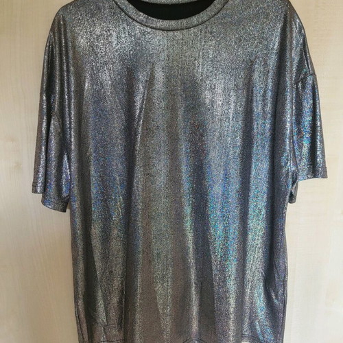 Metallic blouse M-XL