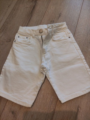 Zara boys' denim pants used, white, 6 years, 116 cm