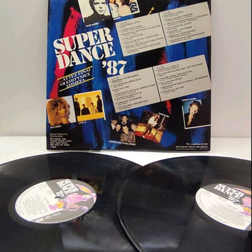 Super Dance ’87 2xLP vinyl compilation like new, 80s hits